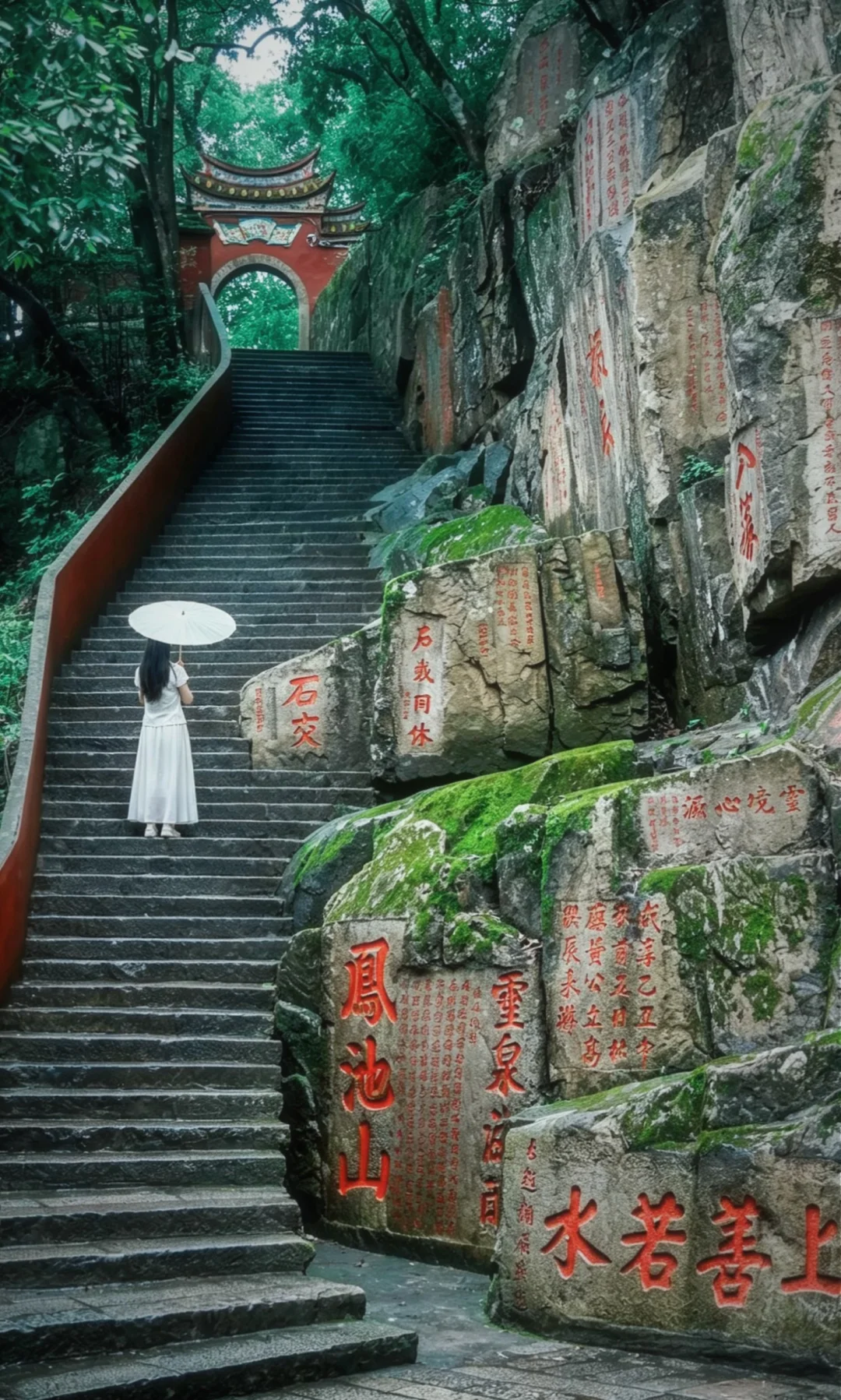 一下雨，涌泉寺就成了徐克江湖里的深山古刹