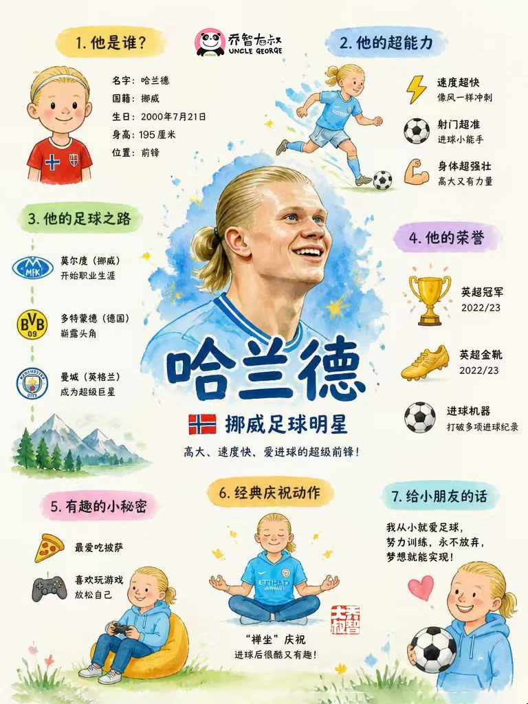 世界杯🏆给孩子讲讲超级前锋“哈兰德”