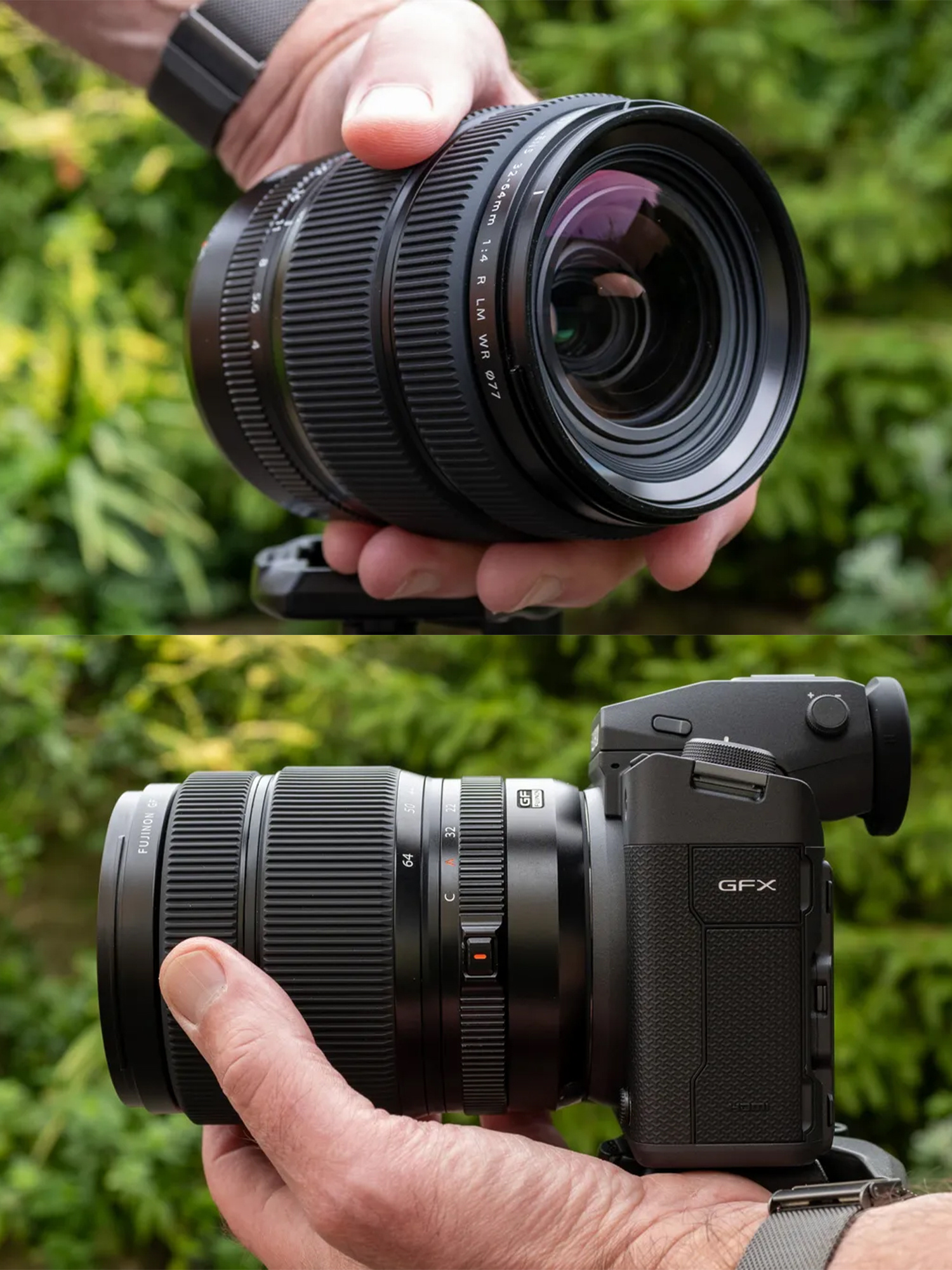 【GF LENS | 入门中画幅，绕不开这三支变焦镜】标准变焦镜头覆盖摄影中最常用的焦段，是画质与实用性的完美平衡，也是众多摄影用户入门中画幅系统后的首选挂机镜头。从追求极致画质的 GF32-64mmF4 R LM WR，到轻便高效的 GF35-70mmF4.5-5.6 WR，再到兼顾远近视角与稳定性的GF45-100mmF4 R LM OIS WR， ​