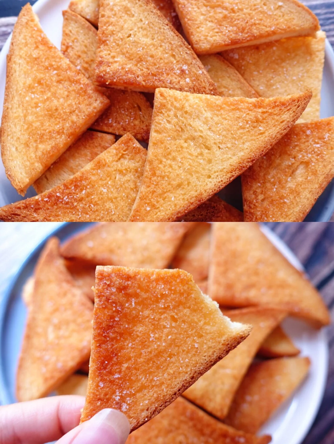 一口酥脆奶香十足的『奶香片』😋零失败超简单