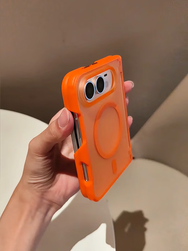 用就用最好质感的🍊橙色壳给到iphone duo🧡