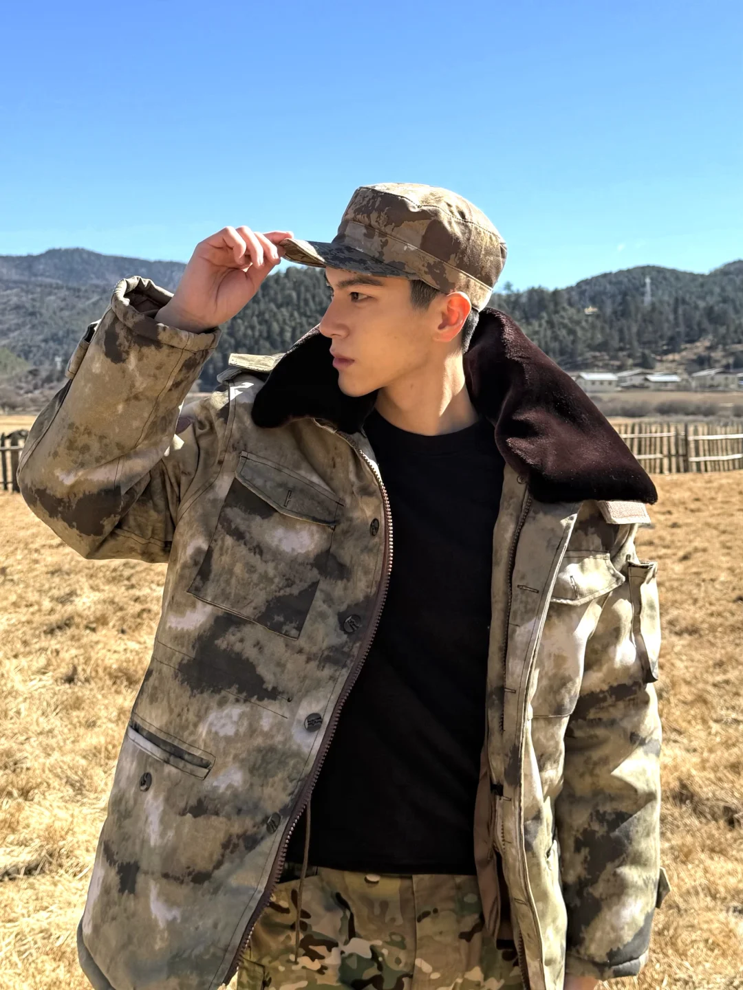 我愿为你一生守边疆