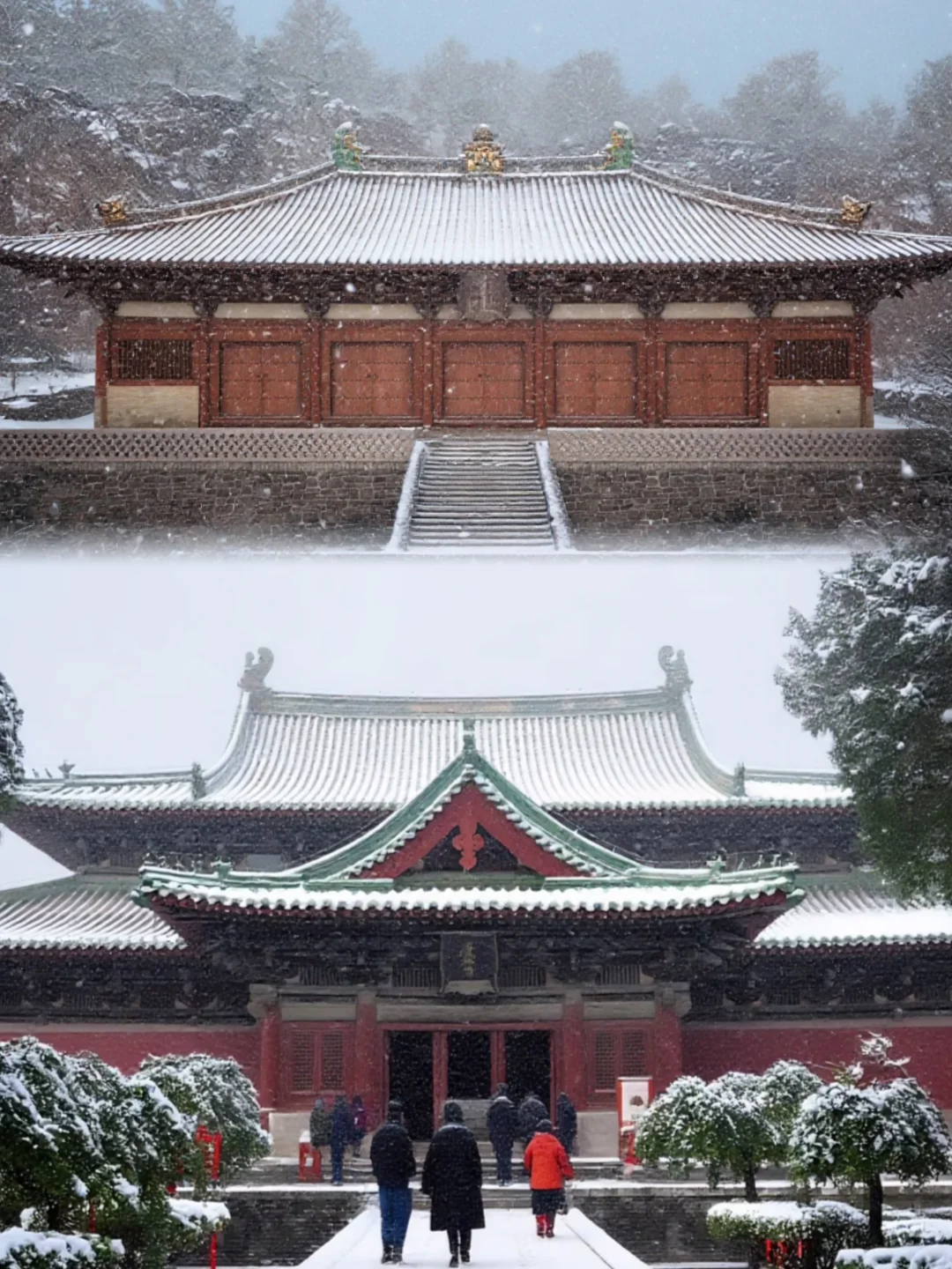 12号华北大雪，冲山西佛光寺还是河北隆兴寺