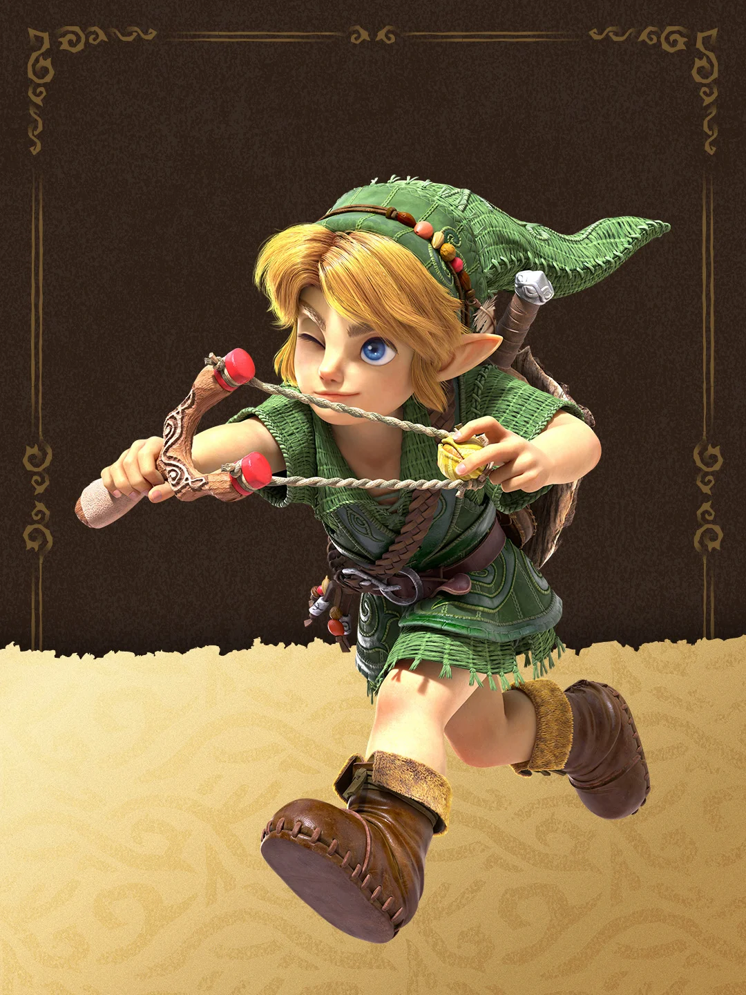 Switch2【塞尔达传说 时之笛】小孩林克 立绘！