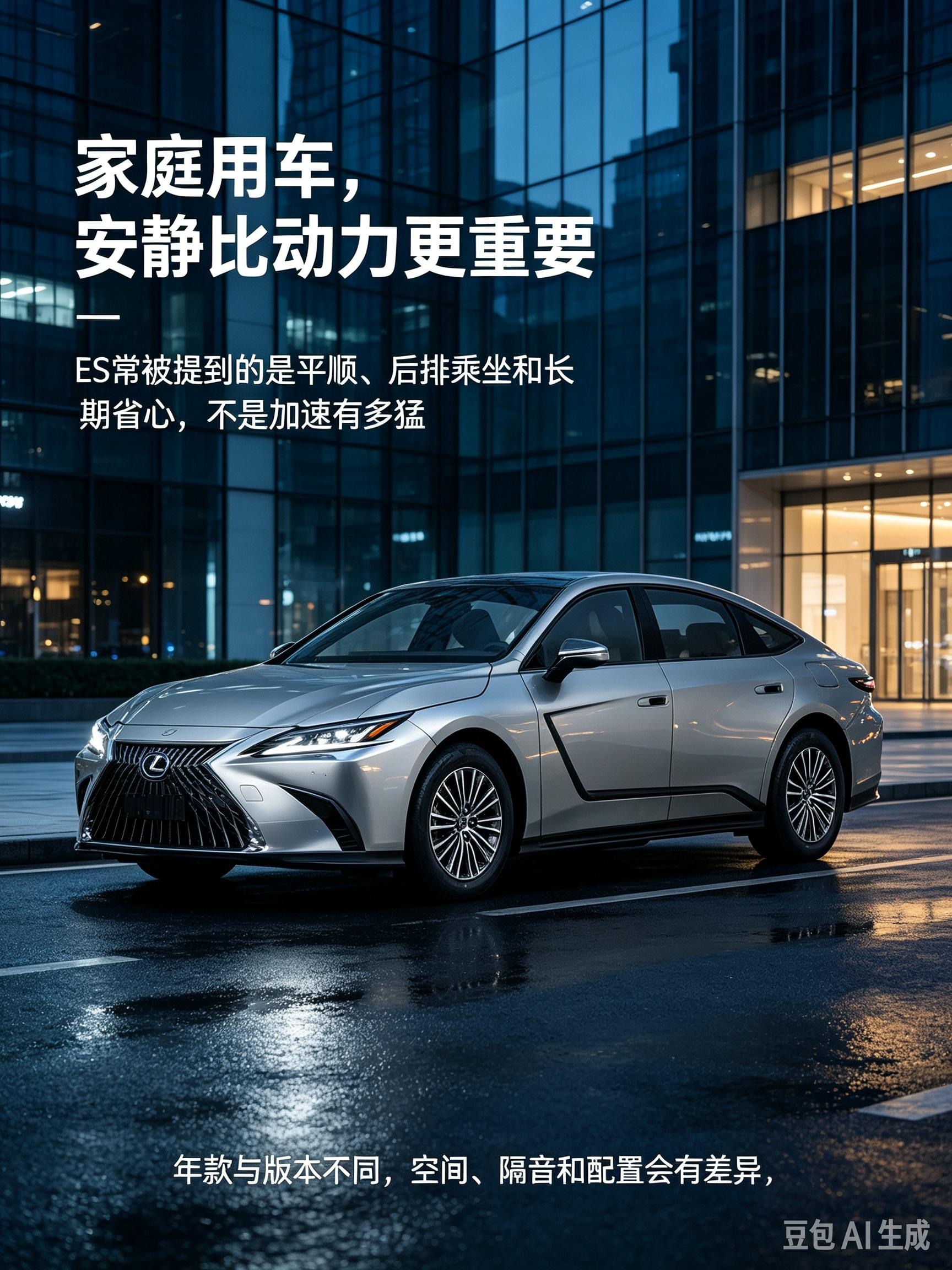 雷克萨斯ES，适合一家人慢慢开