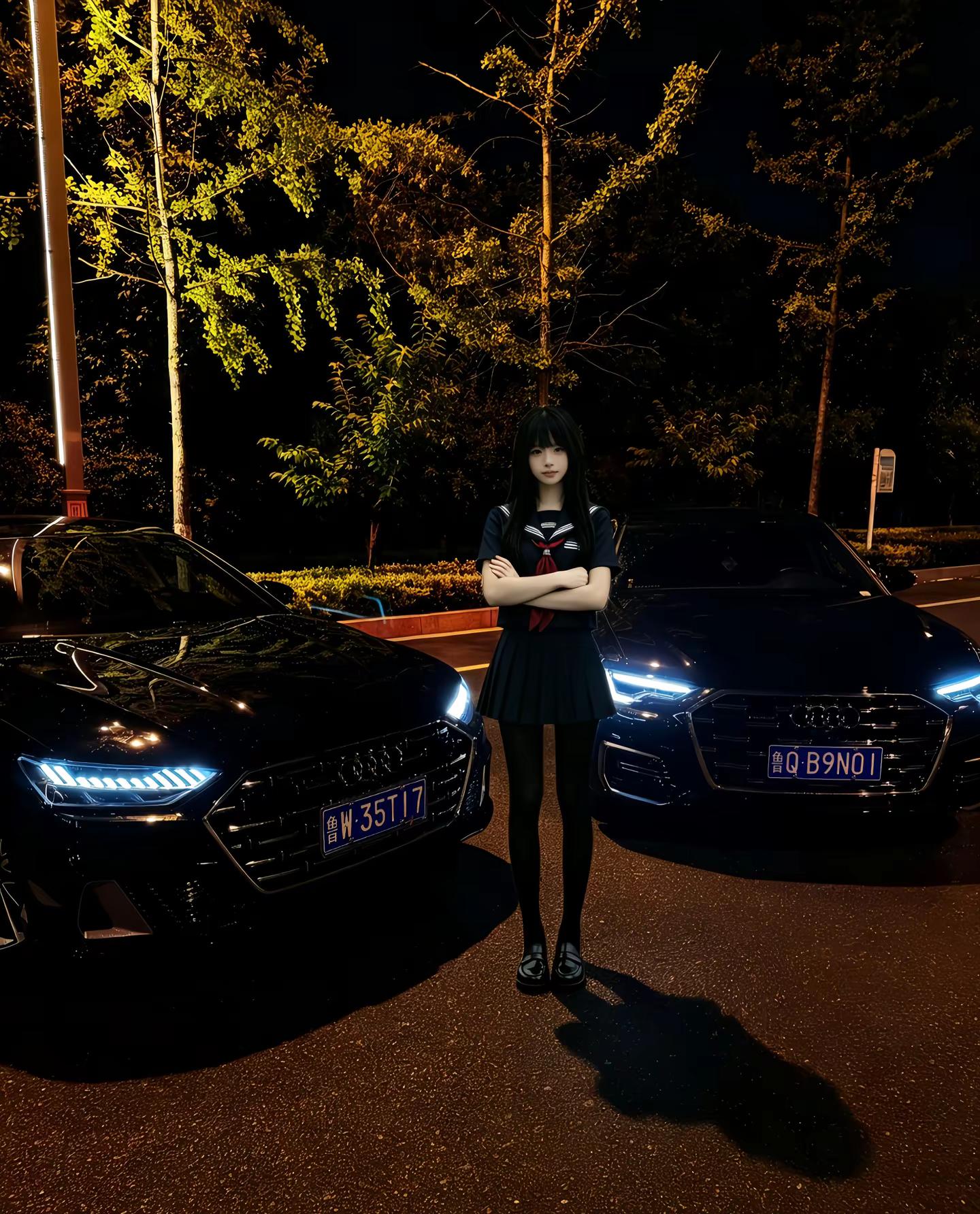 什么你的我的 你也是我的啊奥迪a7l黑武士