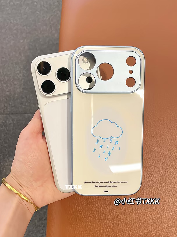轻薄亮面☁️全包手机壳