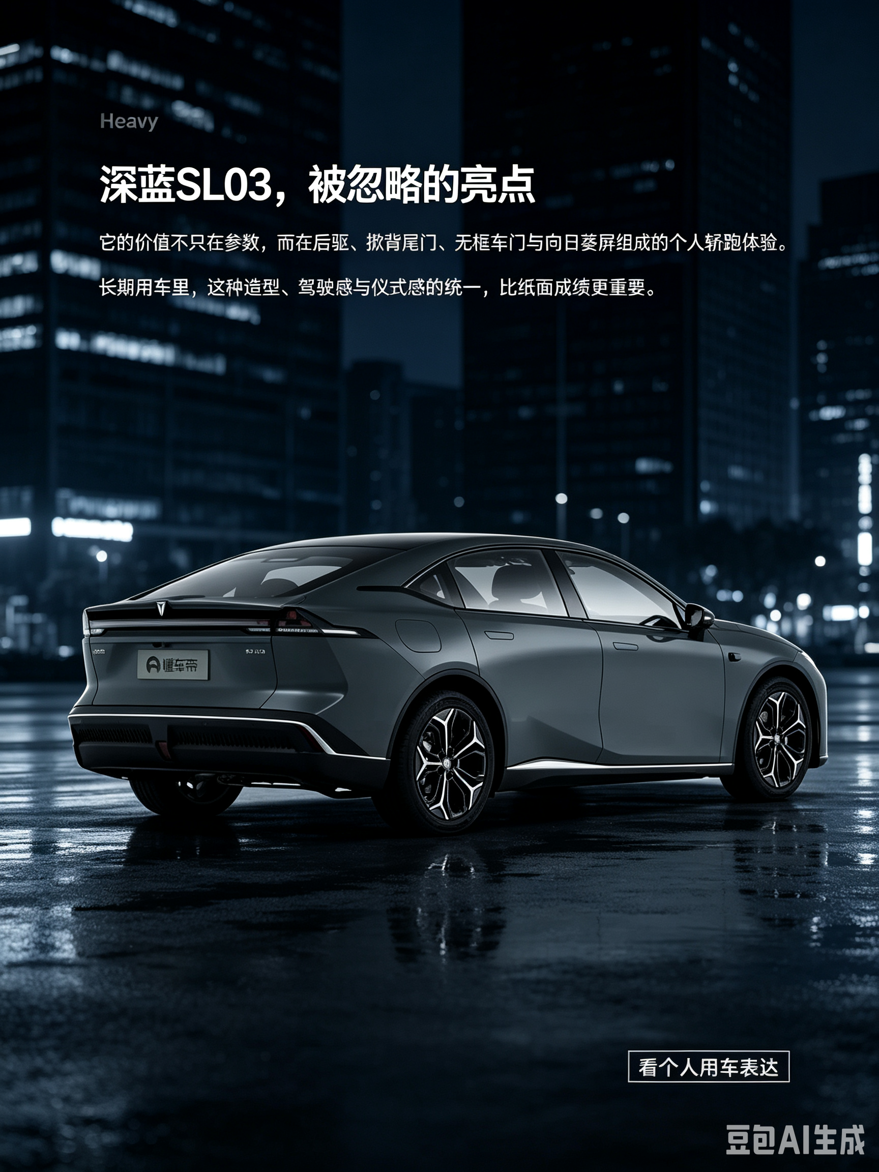 深蓝SL03，被忽略的轿跑亮点