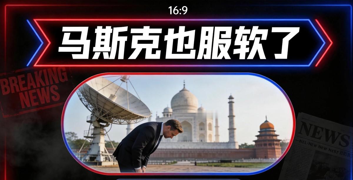 马斯克拿“安巴尼总理”阴阳印度首富，星链在印度监管门口又被晾着。他发完那句反讽，印度网民和亲莫迪阵营直接把评论区顶穿，通信部也出来讲“监管公平”，场面比发布会还热闹。我看这事儿没那么玄，不是谁破防谁，是跨国科技巨头撞上了不想只当买家的主权国家。印度要的是数据留本地、产业链落下来、规则攥自己手里，你带