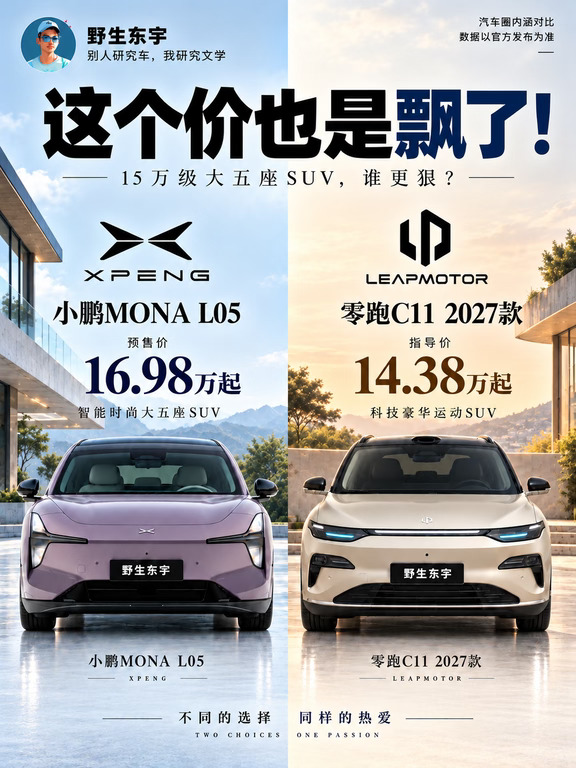 小鹏MONA L05预售价16.98万起，不愁卖了？