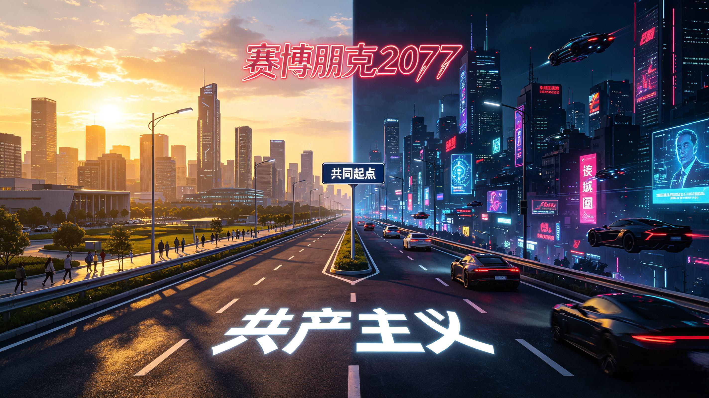 人类的前途有了AI，共产主义有了现实可行性；但千万不要走上赛博朋克2077。 ​​​