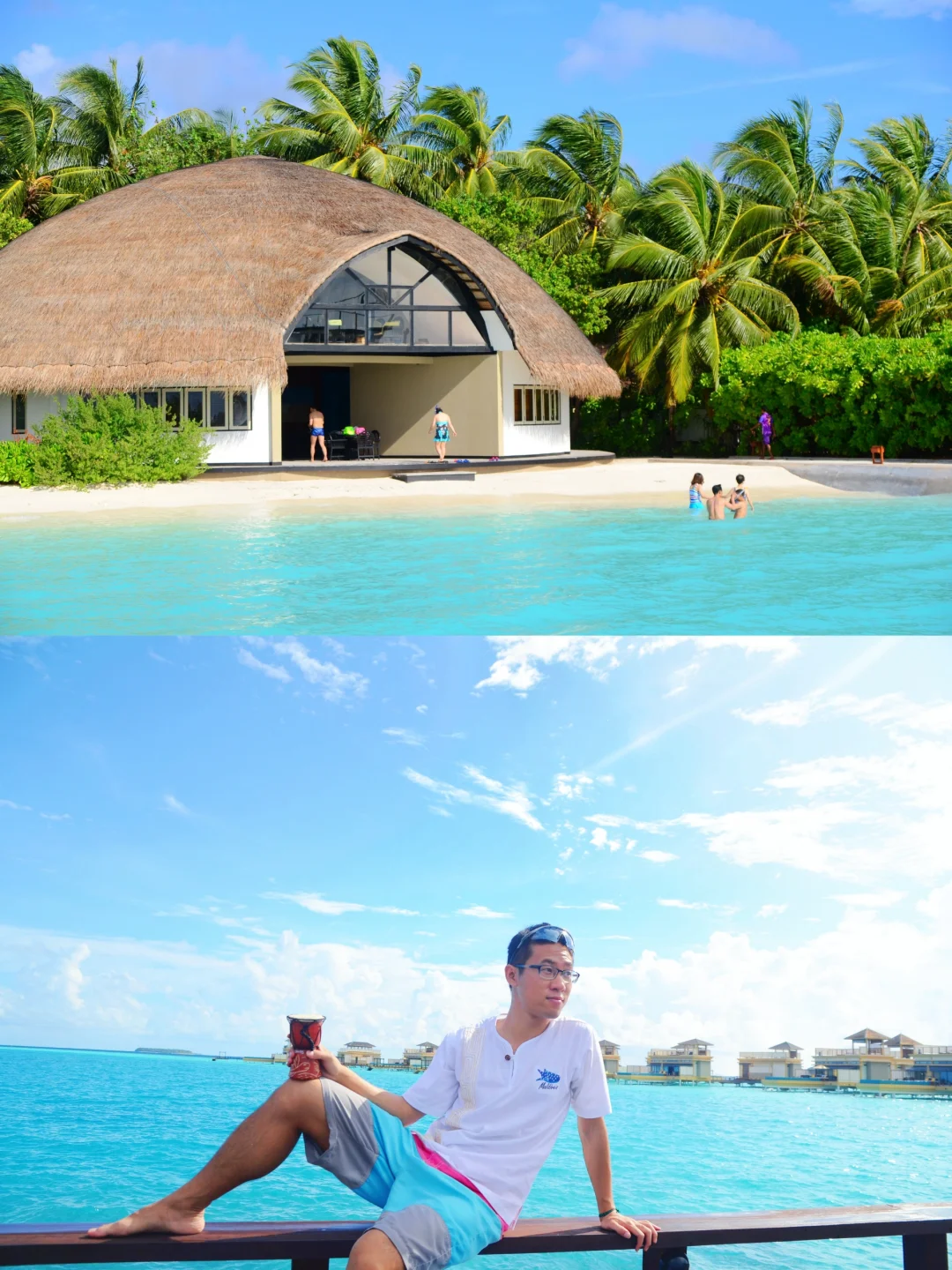 马尔代夫度假 海龟岛是一个海上绿洲