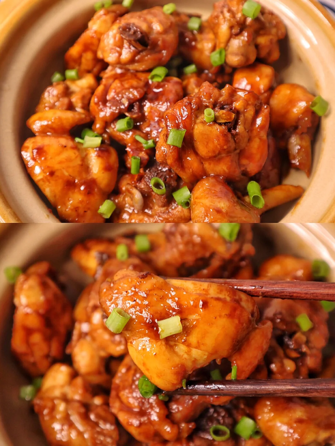 肉汁浓郁不加一滴水的葱油焖鸡🔥满屋飘香‼️