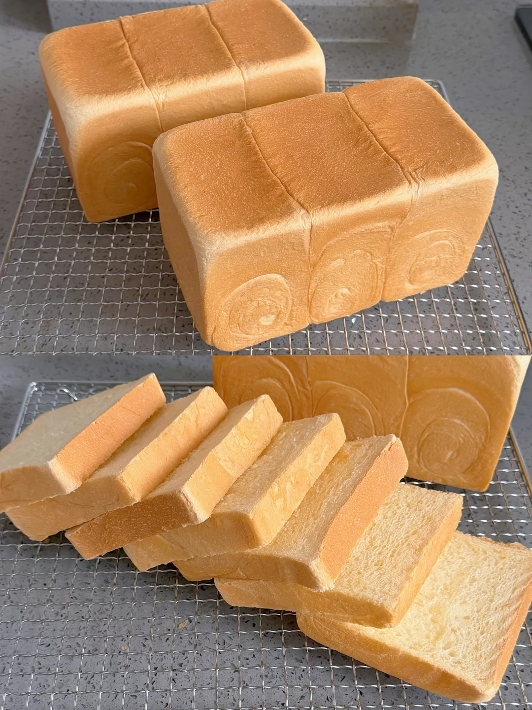 一次发酵的鲜奶吐司