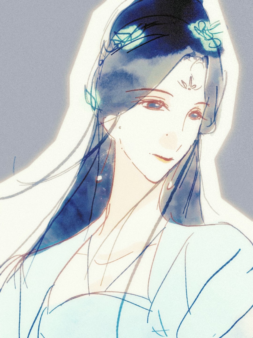 #张俪[超话]# 天葩飞堕广寒宫，片片清香引碧空。#张俪错世录##张俪思陵# ​