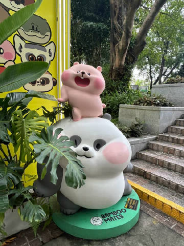广州动物园也有大熊猫啦