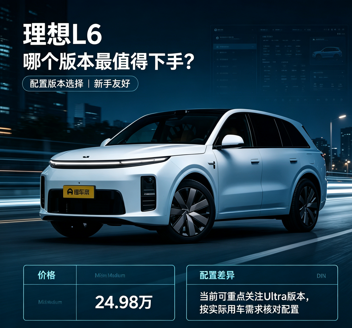 理想L6哪个版本最值得下手？
