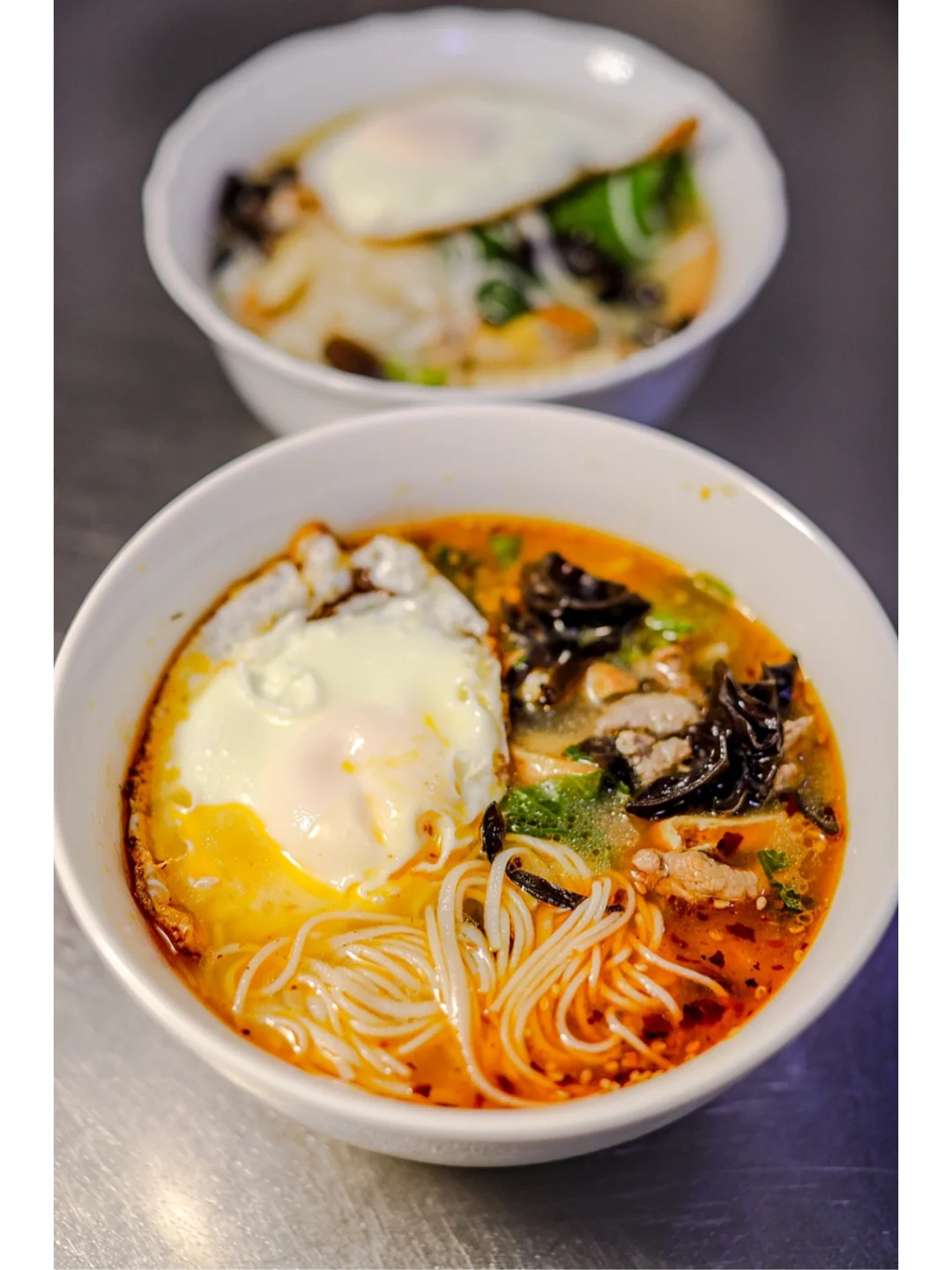 坚持做1000种面不重样（159）油豆腐木耳汤粉