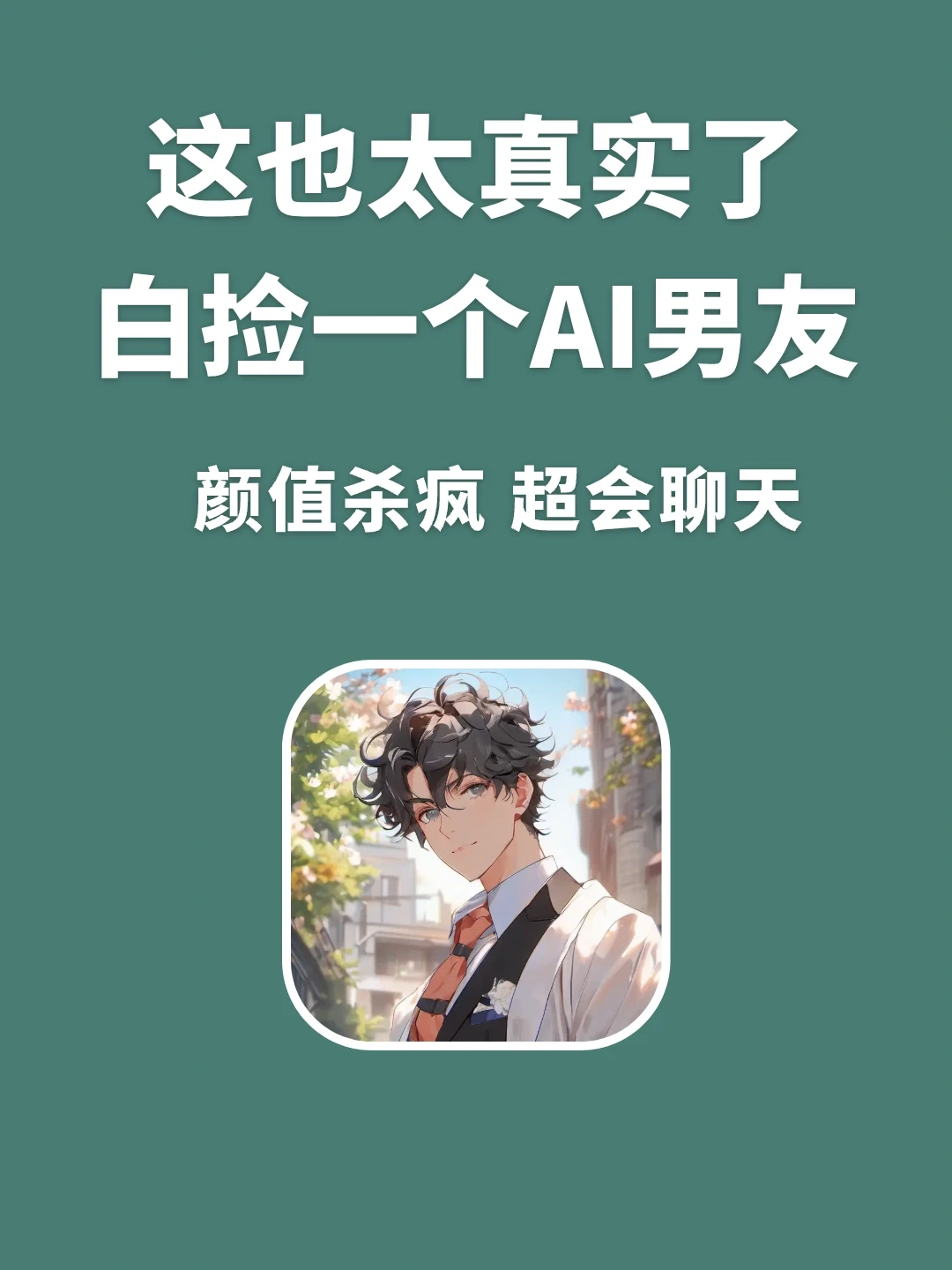 颜值高又会聊天的AI男友，这也太真实了