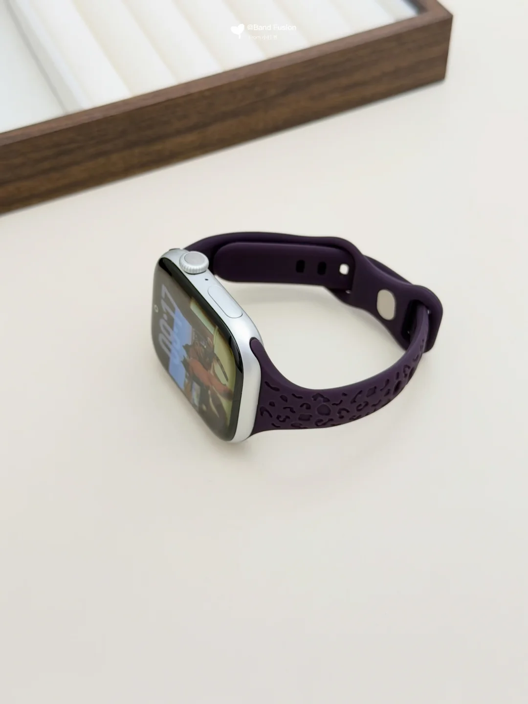 新梅紫小豹纹｜iwatch秋日细款表带上新