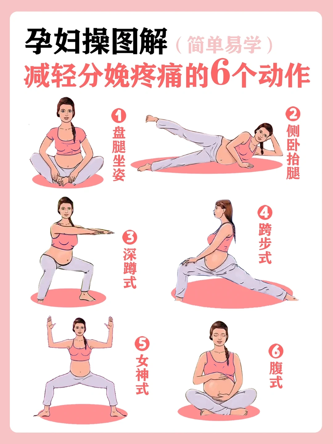 孕妇必看｜孕晚期操，有助生顺产！