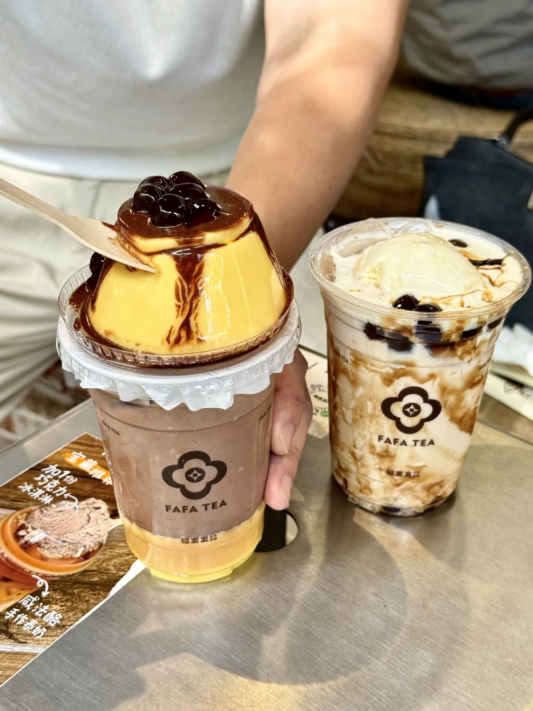 💛上海也有福发发啦🤎这两杯好看又好喝呀！