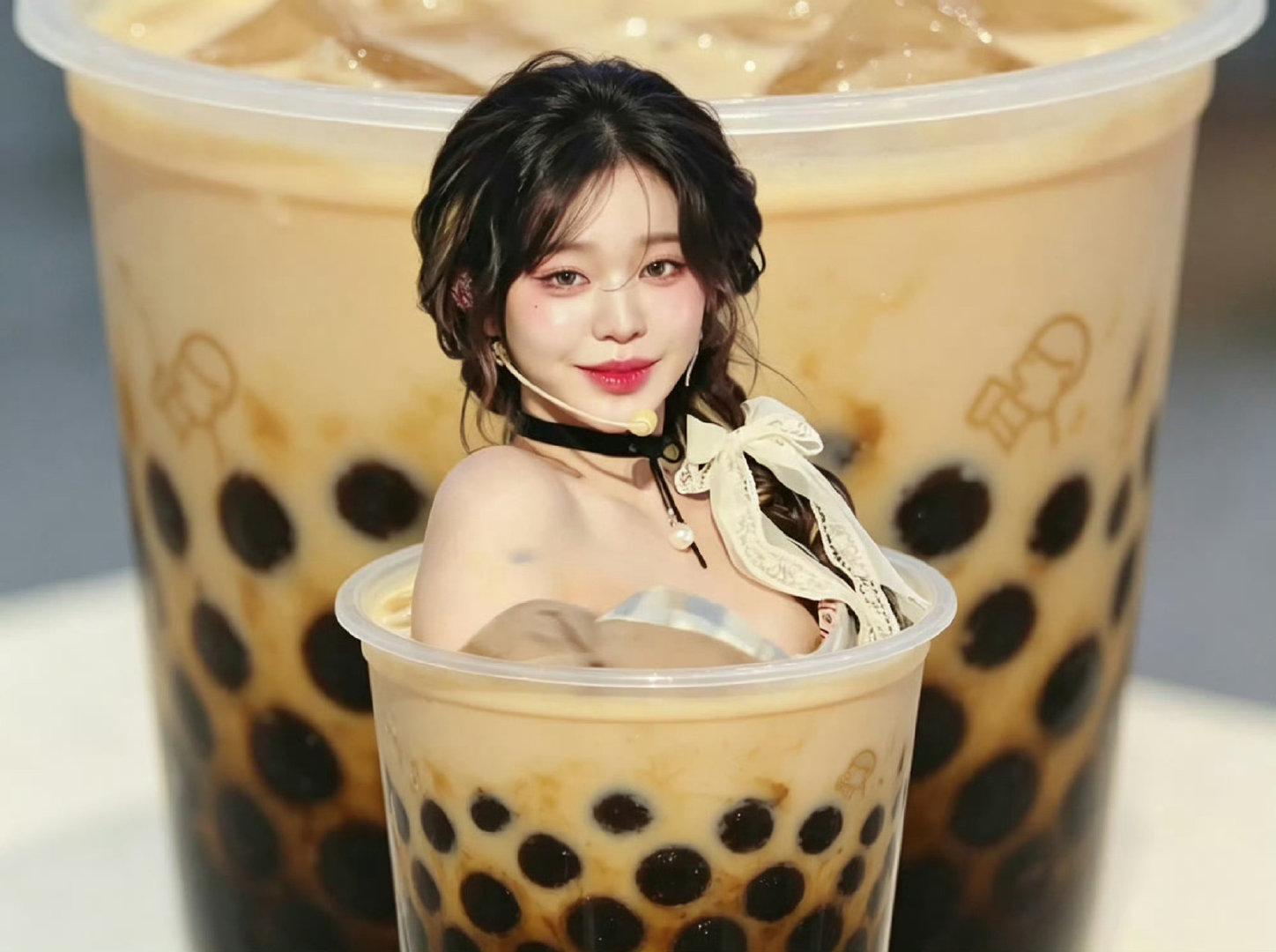 张元英新代言‼️正式官宣为喜茶黑糖啵啵厚乳茶系列全球代言人 ​