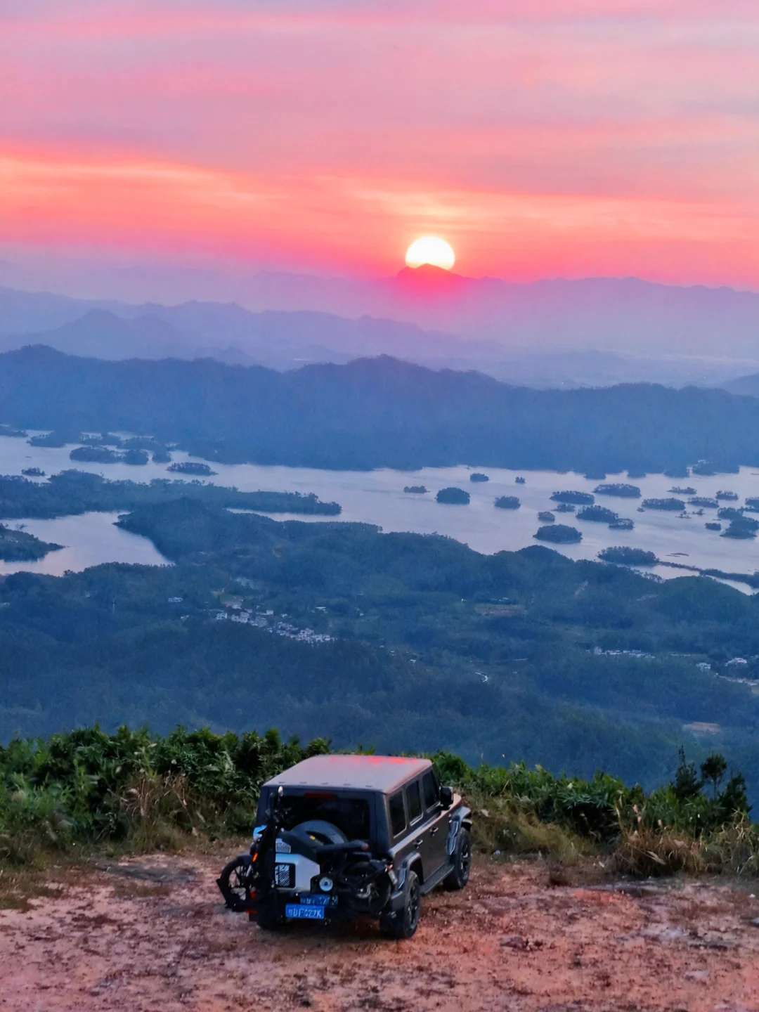 广东小众露营地‼️开车直达绝美山顶日出