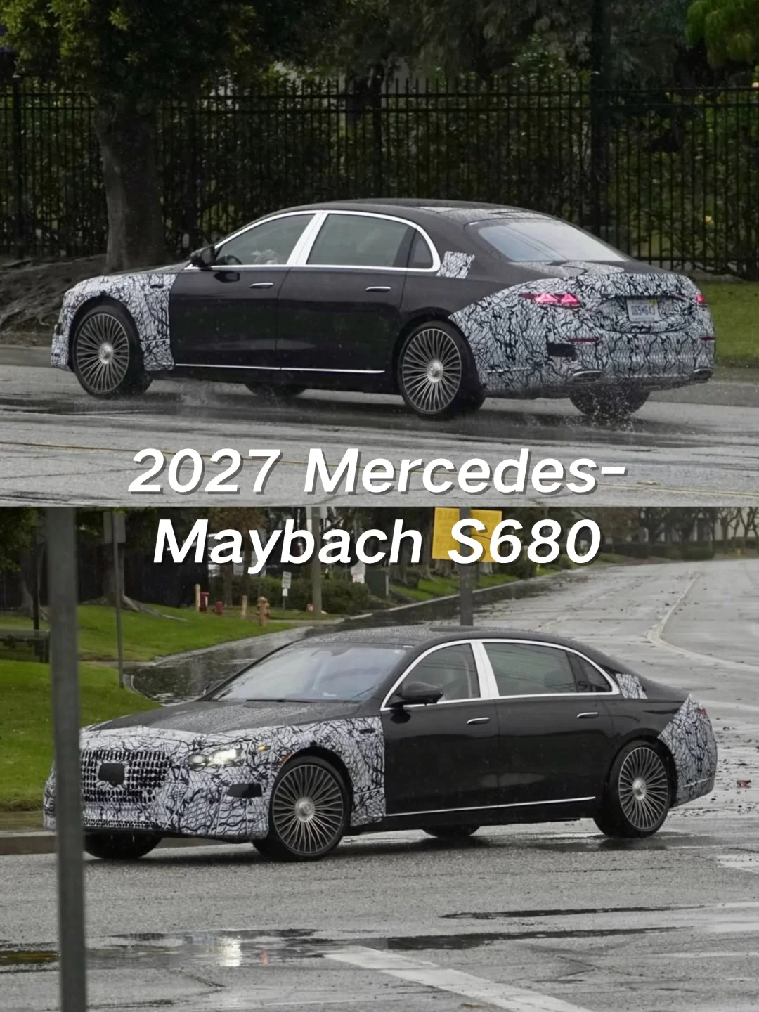 2027款梅赛德斯 迈巴赫S680改款谍照