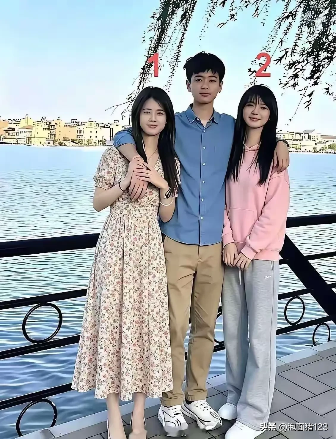 大家可以看出哪个是媳妇，哪个是妹妹吗？