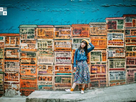 不能错过这面墙✖️香港🇭🇰|中环荷里活彩绘墙，网红打卡拍照圣地