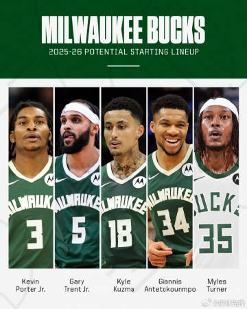 密尔沃基雄鹿<br /><br />如果雄鹿在连续三年由朱-霍勒迪和利...