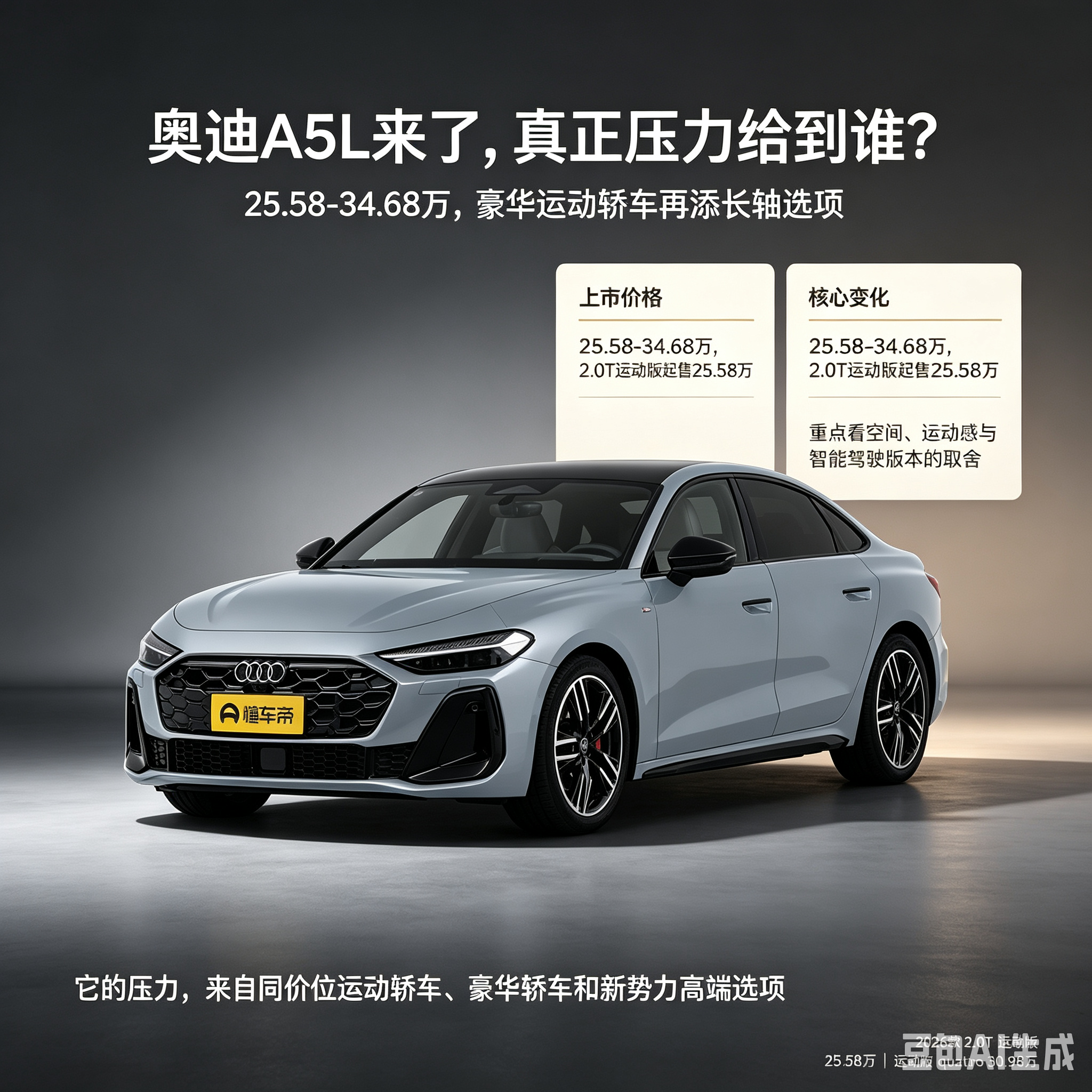 25万级别的奥迪a5，基本上可以碾压20万同级别的很多车子了，但是目前国产车来势汹汹，质量造型配置也越来越好25万的奥迪a5是不是还有以前的优势，在某些方面而言，奥迪a5有它的杰出点。【来自懂车帝车友圈】