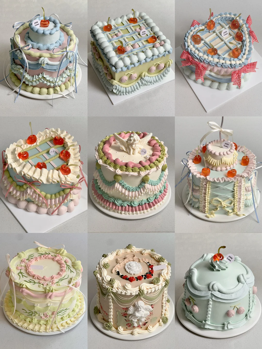 JiYu Cake｜氛围感的尽头是浪漫的裱花蛋糕