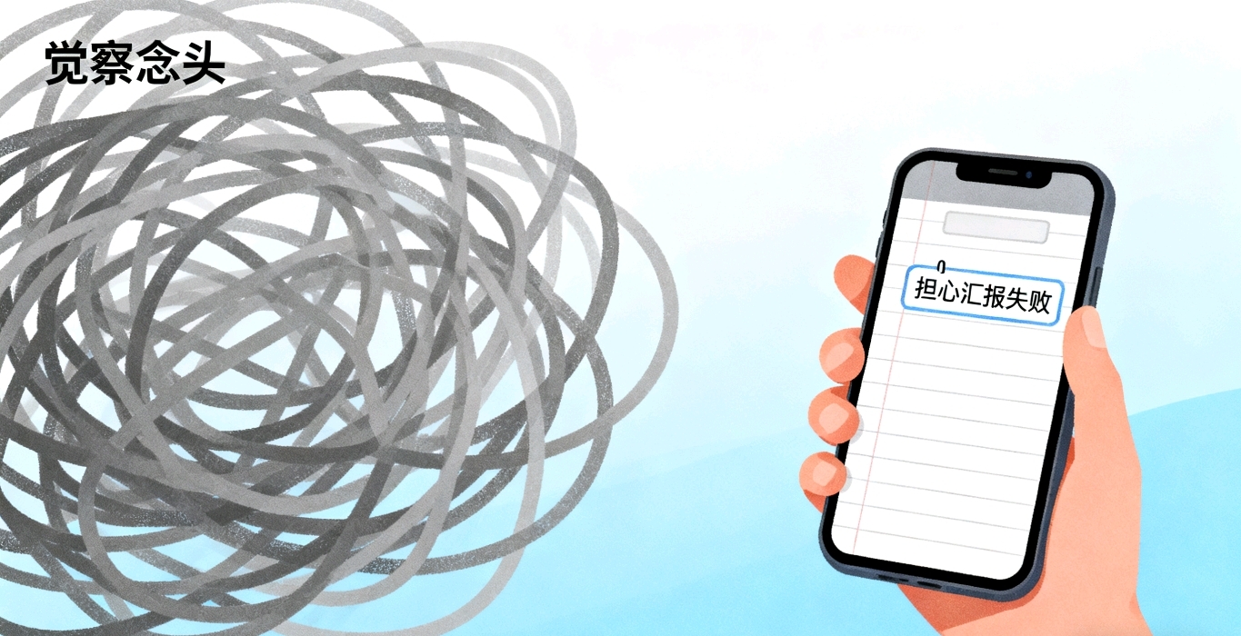 叫停胡思乱想！三步摆脱内耗，做回清醒的自己  你是否经常反复琢磨一件事...