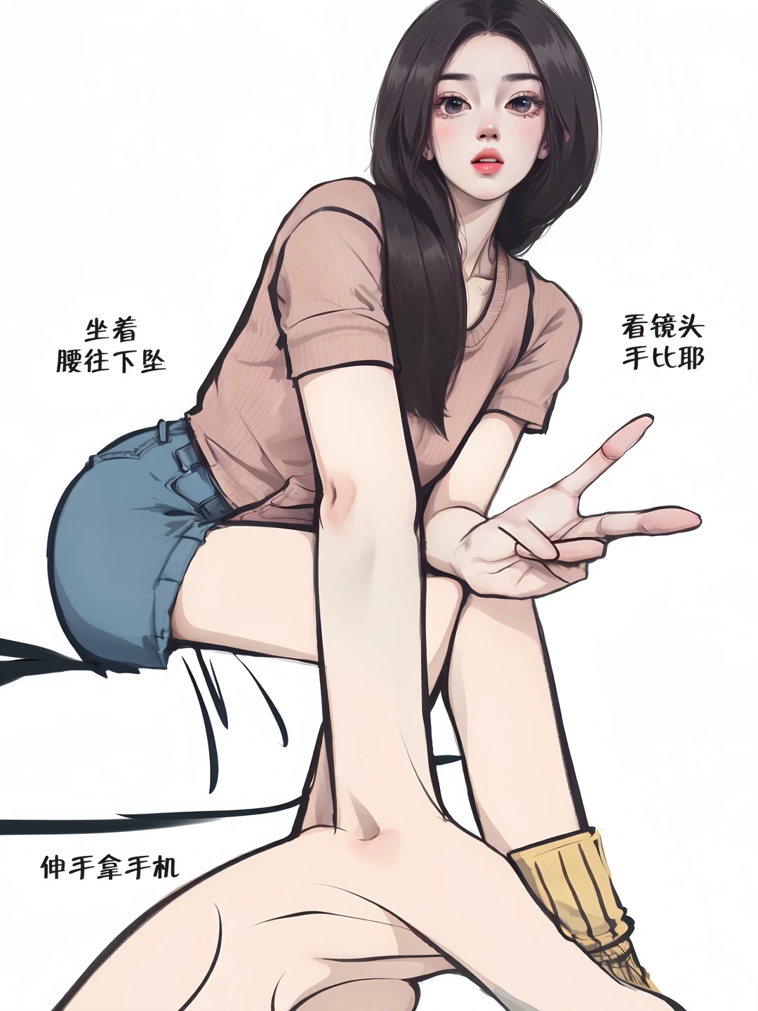 超简单氛围感拍照姿势｜很难不爱‼️