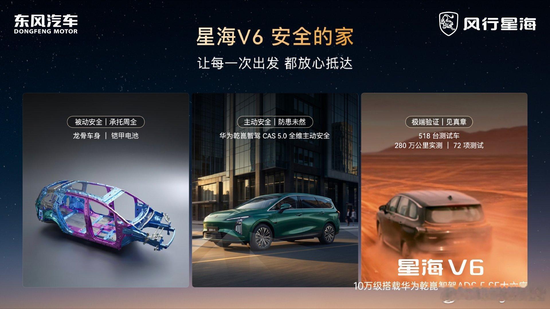预算10万左右，又想六座又要智驾，星海V6像是把需求清单读懂了：2+2+2布局、三排独立空调、母婴级内饰、隔音玻璃，上市权益还可叠加，适合二胎家庭。

#东风风行##风行星海##星海V6十万华系大六座 # ​
