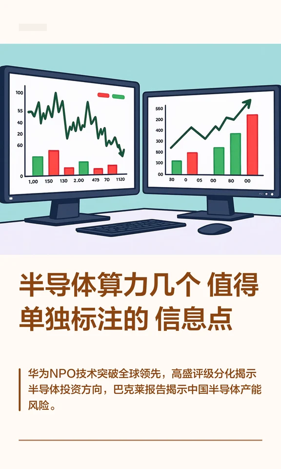 半导体算力几个值得单独标注的信息点