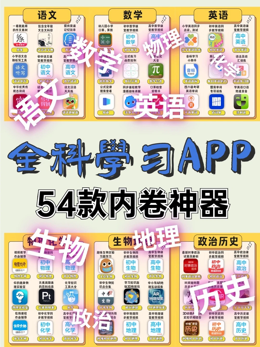 54款全科学习必备APP合集🔥学生党卷起来