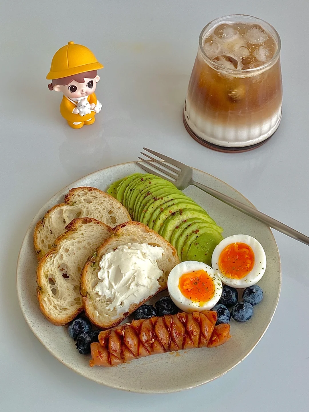 ☀️10.6日休息日早餐｜蒜香法棍早餐拼盘😋