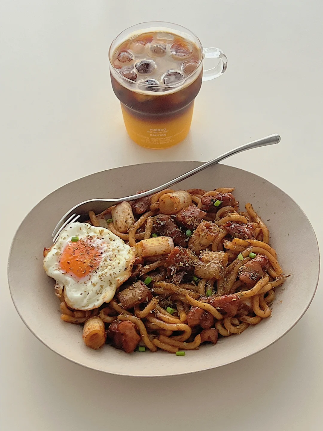 15分钟搞定低卡又饱腹的葱烧鸡肉乌冬面🍜