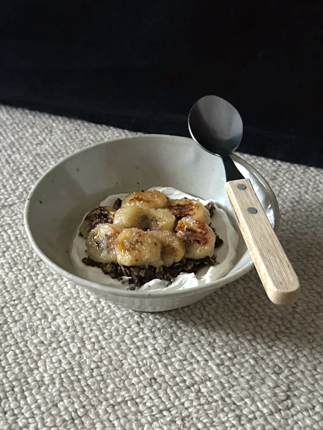 🍌油煎香蕉咸酸奶～人类伟大新发明啊啊啊！！！