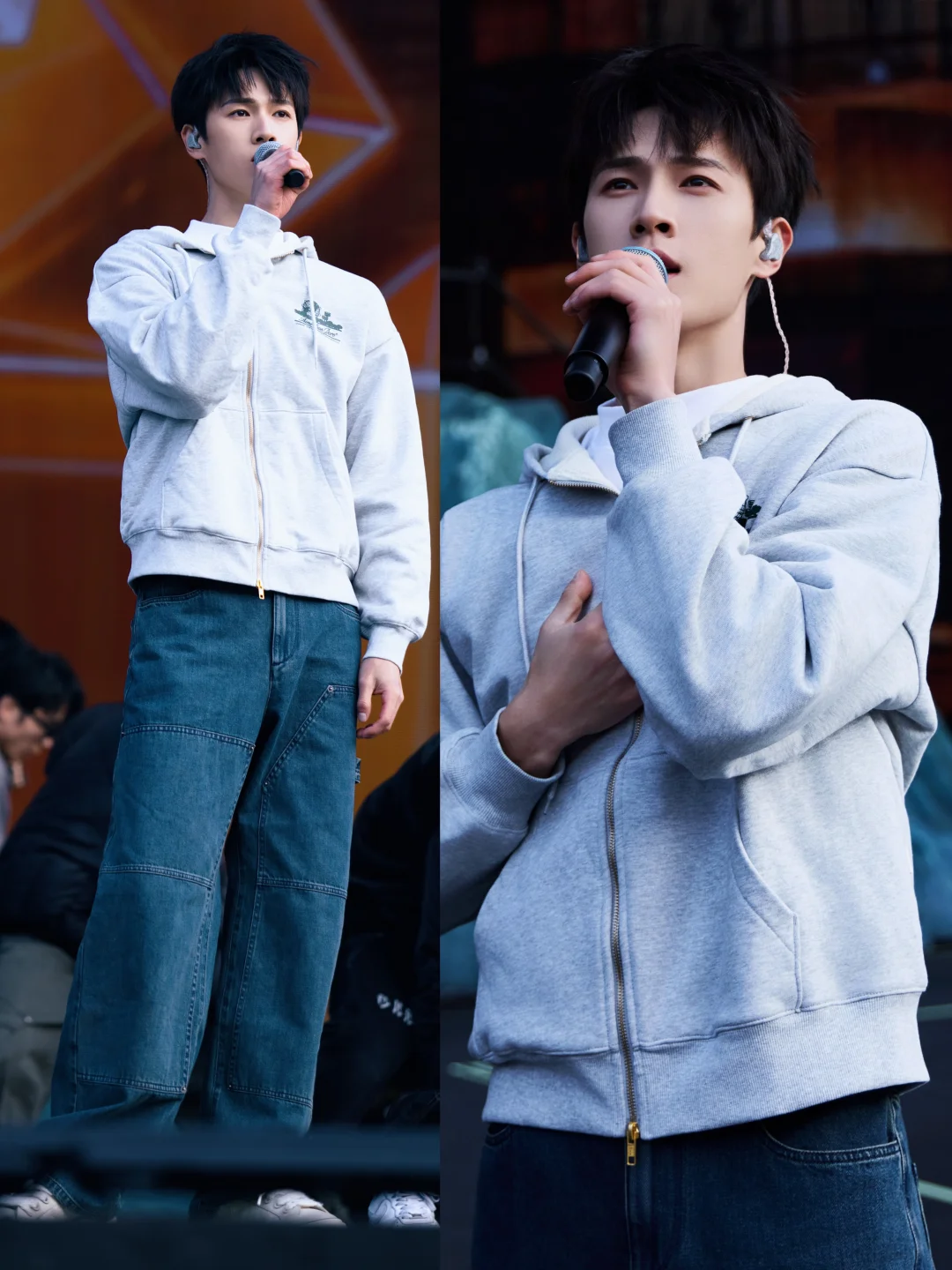 李昀锐今日彩排穿搭，简直是清爽男大！