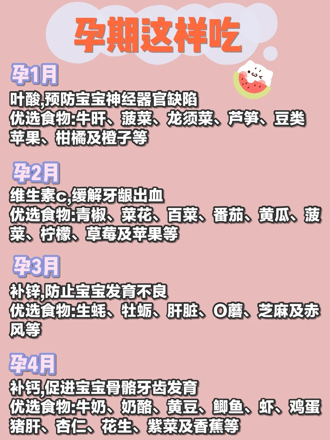 备孕怀孕应该怎么吃？助孕食物有哪些？