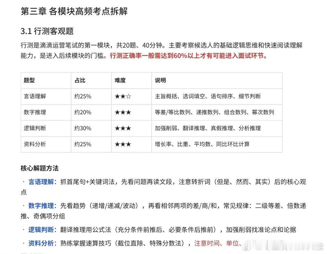 #2026滴滴校招笔试｜保姆级通关攻略✅拒绝无效刷题！
刚收到滴滴笔试通知的宝子速存❗️
很多人裸考、乱刷题直接挂掉
滴滴技术/非技术卷子完全两套体系
复习错方向=直接陪跑😭
整理最新考情+高分技巧，零基础也能稳上岸！

📌滴滴笔试基础须知
✅考试平台：赛码网（互联网大厂通用系统）
✅考试形 ​