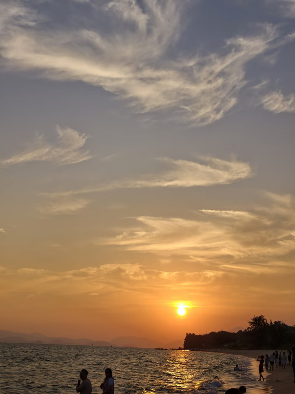 深圳金沙湾｜赶海+橘子海晚霞🌇