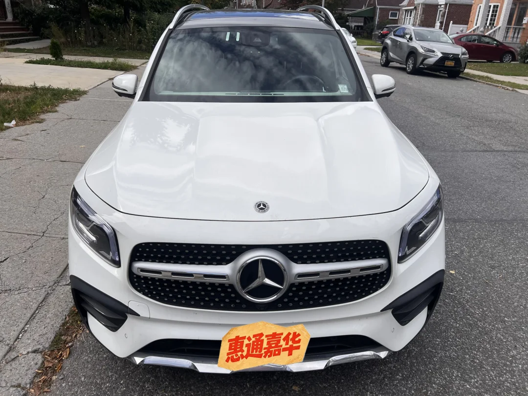 百台库存 新到21年Benz GLB 250 嘎巴个人一手 52k英里 原板 价