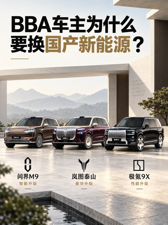 BBA车主“叛逃”？不是BBA不好了，是新能源太会