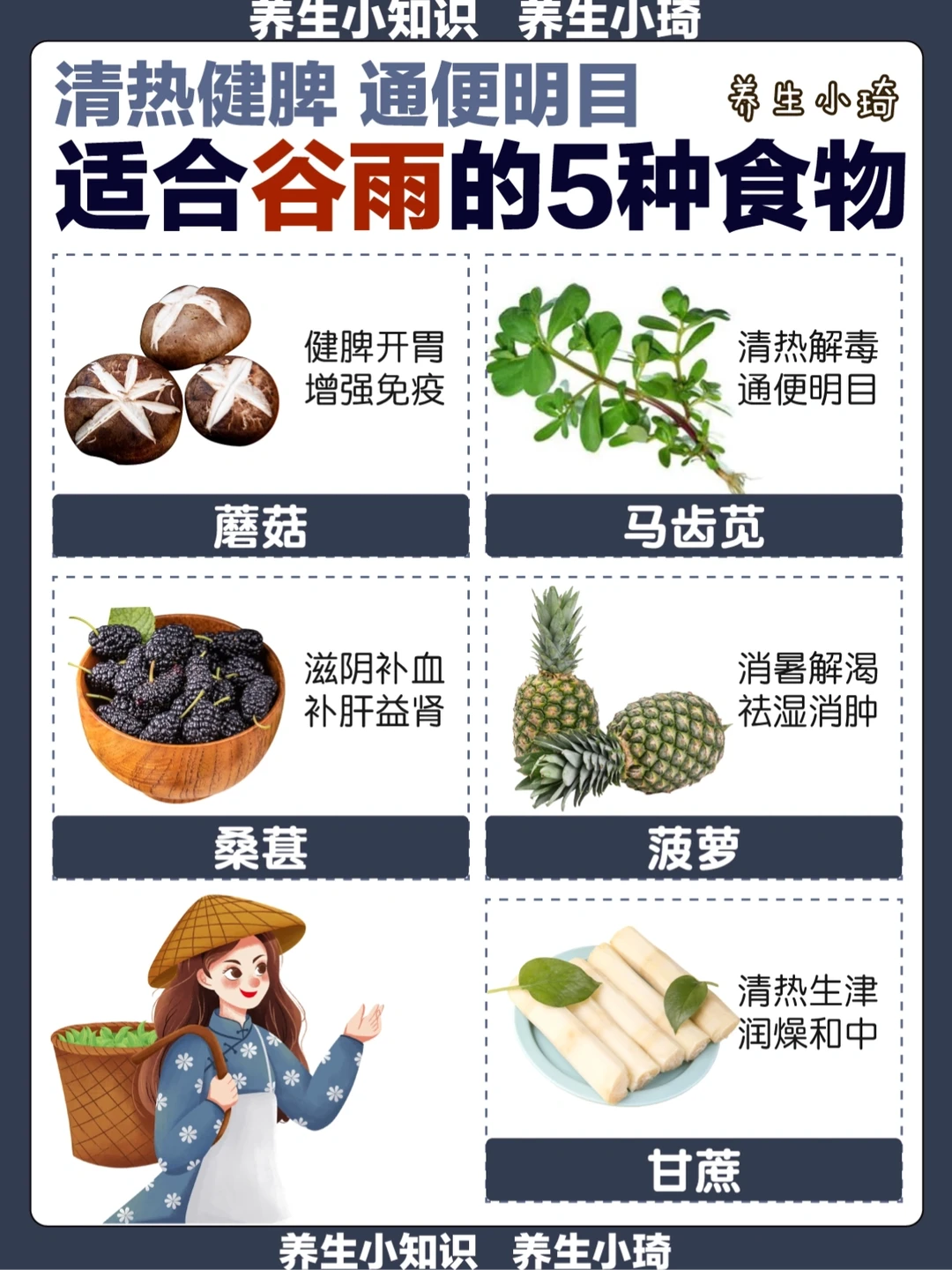 适合谷雨吃的5种食物｜清热解毒 健脾理气