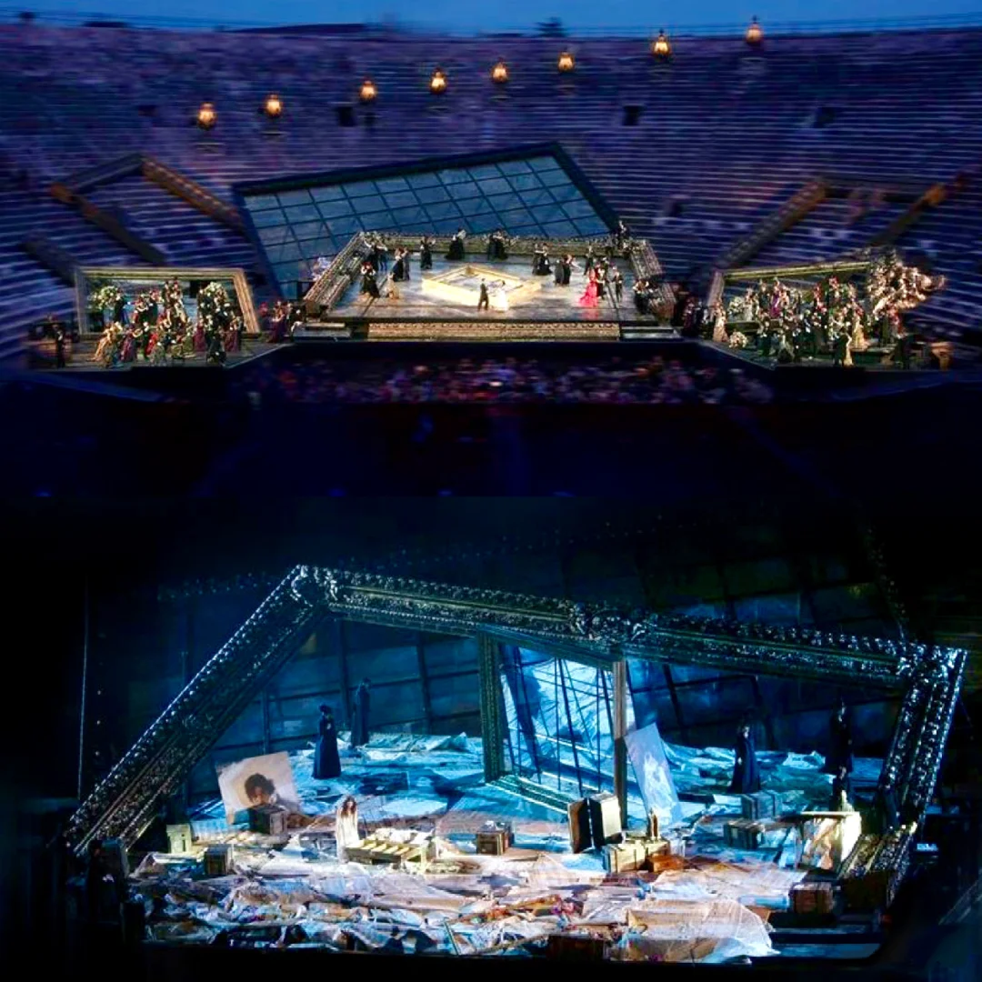 他在舞台上营造出了一种比电影画面更细腻